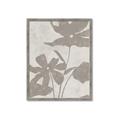 Picture of Floral  Shapes in Beaver Brown III _GroupedProduct_Rectangle_Portrait_Framed_Matted_