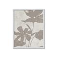 Picture of Floral  Shapes in Beaver Brown III _GroupedProduct_Rectangle_Portrait_Framed_Matted_