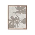 Picture of Floral  Shapes in Beaver Brown III _GroupedProduct_Rectangle_Portrait_Framed_Matted_