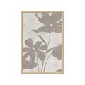 Picture of Floral  Shapes in Beaver Brown III _GroupedProduct_Rectangle_Portrait_Framed_Matted_