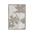 Picture of Floral  Shapes in Beaver Brown III _GroupedProduct_Rectangle_Portrait_Framed_Matted_