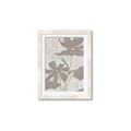Picture of Floral  Shapes in Beaver Brown III _GroupedProduct_Rectangle_Portrait_Framed_Matted_