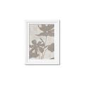 Picture of Floral  Shapes in Beaver Brown III _GroupedProduct_Rectangle_Portrait_Framed_Matted_