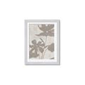 Picture of Floral  Shapes in Beaver Brown III _GroupedProduct_Rectangle_Portrait_Framed_Matted_