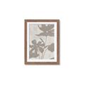 Picture of Floral  Shapes in Beaver Brown III _GroupedProduct_Rectangle_Portrait_Framed_Matted_