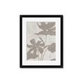Picture of Floral  Shapes in Beaver Brown III _GroupedProduct_Rectangle_Portrait_Framed_Matted_