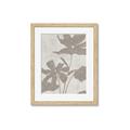 Picture of Floral  Shapes in Beaver Brown III _GroupedProduct_Rectangle_Portrait_Framed_Matted_