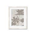 Picture of Floral  Shapes in Beaver Brown III _GroupedProduct_Rectangle_Portrait_Framed_Matted_