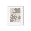 Picture of Floral  Shapes in Beaver Brown III _GroupedProduct_Rectangle_Portrait_Framed_Matted_