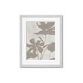Picture of Floral  Shapes in Beaver Brown III _GroupedProduct_Rectangle_Portrait_Framed_Matted_
