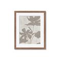 Picture of Floral  Shapes in Beaver Brown III _GroupedProduct_Rectangle_Portrait_Framed_Matted_