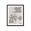 Picture of Floral  Shapes in Beaver Brown III _GroupedProduct_Rectangle_Portrait_Framed_Matted_