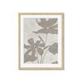 Picture of Floral  Shapes in Beaver Brown III _GroupedProduct_Rectangle_Portrait_Framed_Matted_