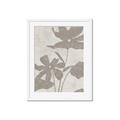 Picture of Floral  Shapes in Beaver Brown III _GroupedProduct_Rectangle_Portrait_Framed_Matted_