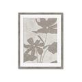 Picture of Floral  Shapes in Beaver Brown III _GroupedProduct_Rectangle_Portrait_Framed_Matted_