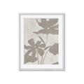 Picture of Floral  Shapes in Beaver Brown III _GroupedProduct_Rectangle_Portrait_Framed_Matted_