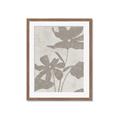 Picture of Floral  Shapes in Beaver Brown III _GroupedProduct_Rectangle_Portrait_Framed_Matted_