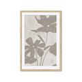Picture of Floral  Shapes in Beaver Brown III _GroupedProduct_Rectangle_Portrait_Framed_Matted_