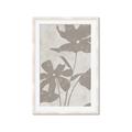Picture of Floral  Shapes in Beaver Brown III _GroupedProduct_Rectangle_Portrait_Framed_Matted_