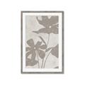 Picture of Floral  Shapes in Beaver Brown III _GroupedProduct_Rectangle_Portrait_Framed_Matted_