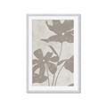 Picture of Floral  Shapes in Beaver Brown III _GroupedProduct_Rectangle_Portrait_Framed_Matted_