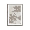 Picture of Floral  Shapes in Beaver Brown III _GroupedProduct_Rectangle_Portrait_Framed_Matted_