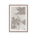 Picture of Floral  Shapes in Beaver Brown III _GroupedProduct_Rectangle_Portrait_Framed_Matted_