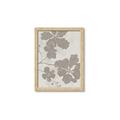 Picture of Floral  Shapes in Beaver Brown IV _GroupedProduct_Rectangle_Portrait_Framed_Matted_
