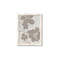 Picture of Floral  Shapes in Beaver Brown IV _GroupedProduct_Rectangle_Portrait_Framed_Matted_