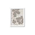 Picture of Floral  Shapes in Beaver Brown IV _GroupedProduct_Rectangle_Portrait_Framed_Matted_