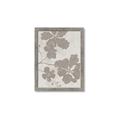 Picture of Floral  Shapes in Beaver Brown IV _GroupedProduct_Rectangle_Portrait_Framed_Matted_