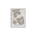 Picture of Floral  Shapes in Beaver Brown IV _GroupedProduct_Rectangle_Portrait_Framed_Matted_