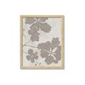 Picture of Floral  Shapes in Beaver Brown IV _GroupedProduct_Rectangle_Portrait_Framed_Matted_