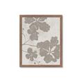 Picture of Floral  Shapes in Beaver Brown IV _GroupedProduct_Rectangle_Portrait_Framed_Matted_