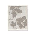 Picture of Floral  Shapes in Beaver Brown IV _GroupedProduct_Rectangle_Portrait_Framed_Matted_