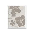 Picture of Floral  Shapes in Beaver Brown IV _GroupedProduct_Rectangle_Portrait_Framed_Matted_