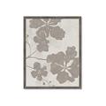 Picture of Floral  Shapes in Beaver Brown IV _GroupedProduct_Rectangle_Portrait_Framed_Matted_