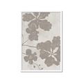 Picture of Floral  Shapes in Beaver Brown IV _GroupedProduct_Rectangle_Portrait_Framed_Matted_