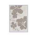 Picture of Floral  Shapes in Beaver Brown IV _GroupedProduct_Rectangle_Portrait_Framed_Matted_