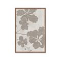Picture of Floral  Shapes in Beaver Brown IV _GroupedProduct_Rectangle_Portrait_Framed_Matted_