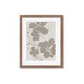 Picture of Floral  Shapes in Beaver Brown IV _GroupedProduct_Rectangle_Portrait_Framed_Matted_