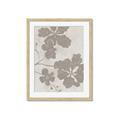 Picture of Floral  Shapes in Beaver Brown IV _GroupedProduct_Rectangle_Portrait_Framed_Matted_