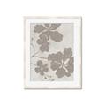 Picture of Floral  Shapes in Beaver Brown IV _GroupedProduct_Rectangle_Portrait_Framed_Matted_