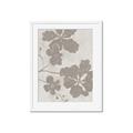 Picture of Floral  Shapes in Beaver Brown IV _GroupedProduct_Rectangle_Portrait_Framed_Matted_
