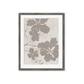 Picture of Floral  Shapes in Beaver Brown IV _GroupedProduct_Rectangle_Portrait_Framed_Matted_