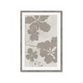 Picture of Floral  Shapes in Beaver Brown IV _GroupedProduct_Rectangle_Portrait_Framed_Matted_