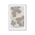 Picture of Floral  Shapes in Beaver Brown IV _GroupedProduct_Rectangle_Portrait_Framed_Matted_