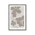 Picture of Floral  Shapes in Beaver Brown IV _GroupedProduct_Rectangle_Portrait_Framed_Matted_