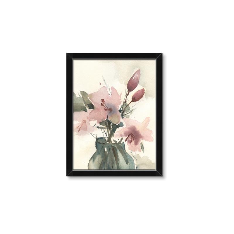 Picture of Pink Lily III _GroupedProduct_Rectangle_Portrait_Framed_Matted_