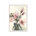 Picture of Pink Lily III _GroupedProduct_Rectangle_Portrait_Framed_Matted_